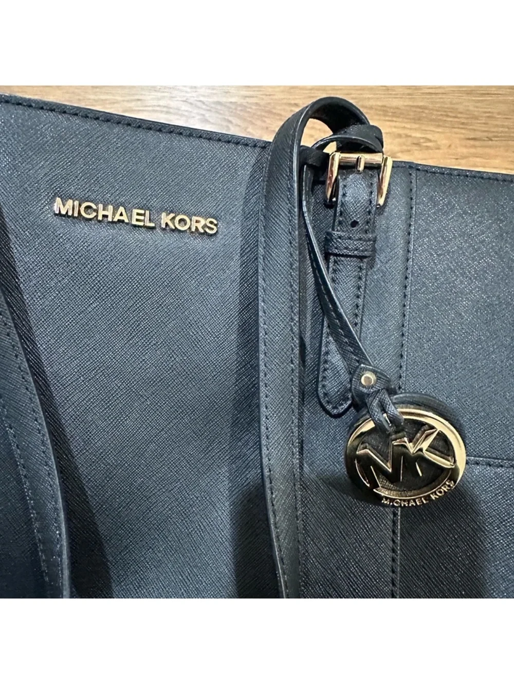 Michael Kors Black Leather Tote
